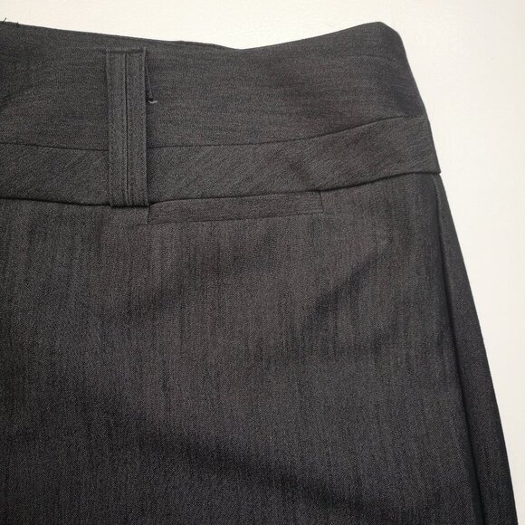 Fashion Bug Ladies Size 14 Black Zipper & 3 Button Closure Flare Leg Dress Pants - Picture 6 of 14